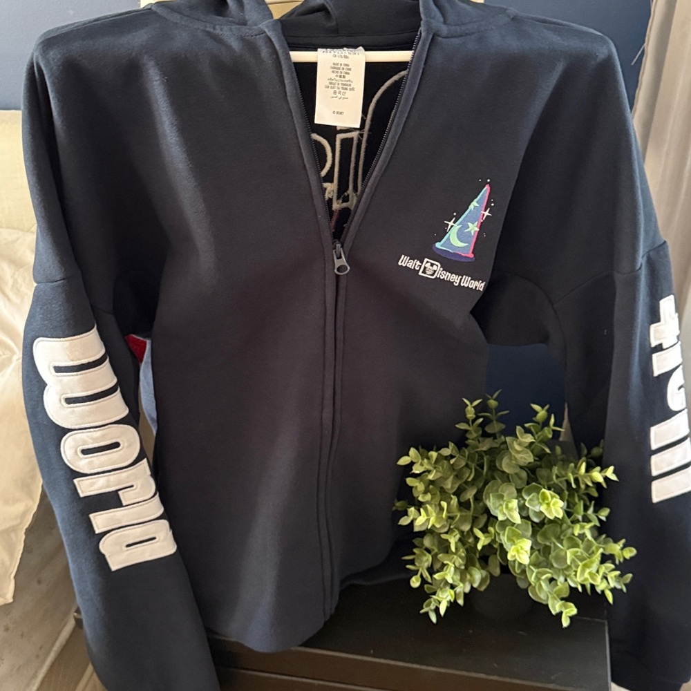 Disney Navy Blue Zip-Up Hoodie
